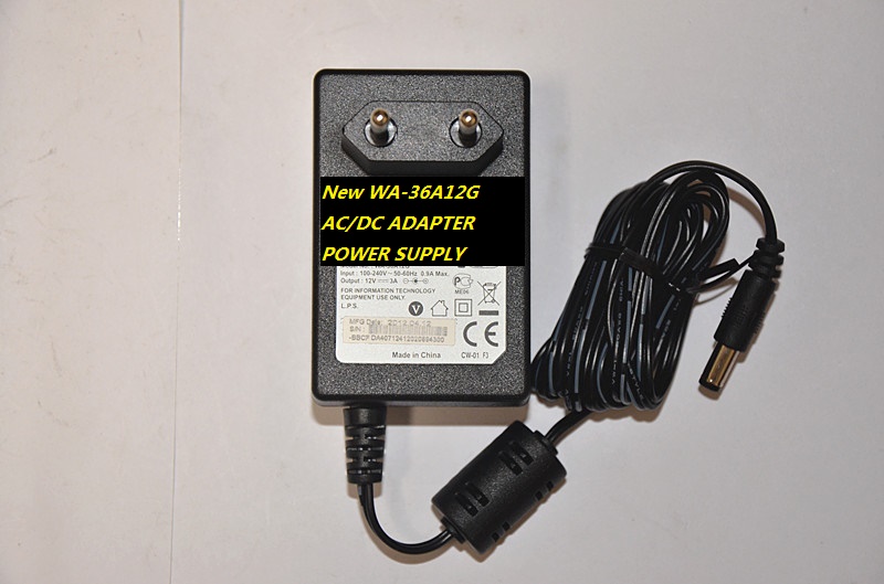 100% Brand New WA-36A12G 12V 3A AC/DC ADAPTER POWER SUPPLY